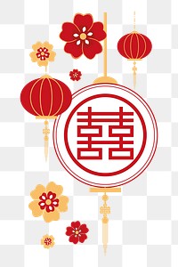 Png Chinese new year element, transparent background