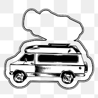 Png van element, transparent background