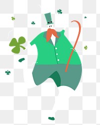 St. Patrick's Day png, transparent background
