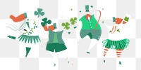 St. Patrick's Day png, transparent background