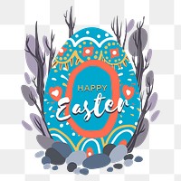 Happy Easter png, transparent background