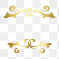 Ornamental frame png, transparent background