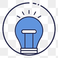 Lightbulb png illustration, transparent background