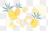 Fruit sticker png, transparent background