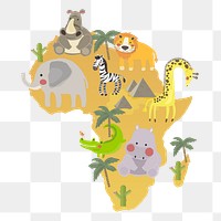 Wildlife habitat png illustration, transparent background