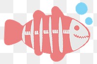 Fish png illustration, transparent background