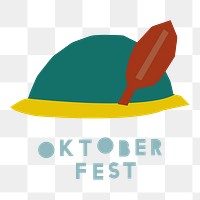 Oktoberfest png, transparent background