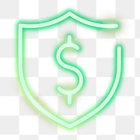 Png online financial security icon, transparent background