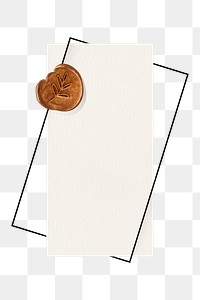 Notepad png badge, transparent background