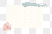 Notepaper png sticker, transparent background