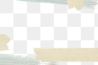 Brushstroke png border, transparent background