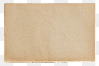 Png rectangle brown notepaper, transparent background