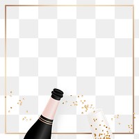 Celebration png frame, transparent background