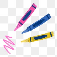 Pink scribbled crayon png, transparent background