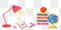 Education png border, transparent background