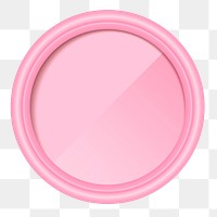 Pink png frame, transparent background