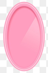 Pink png frame, transparent background