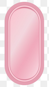 Pink png frame, transparent background