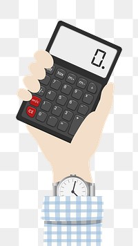 Calculator png illustration, transparent background