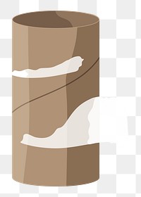 Toilet paper roll png, transparent background