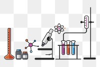 Laboratory png illustration, transparent background