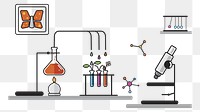 Laboratory png illustration, transparent background