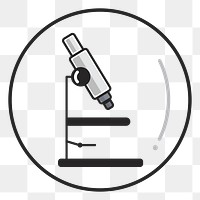 Microscope png illustration, transparent background