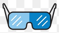  Safety goggles png illustration, transparent background