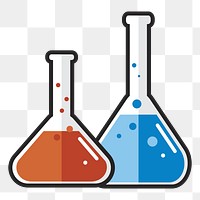 Laboratory instruments png illustration, transparent background