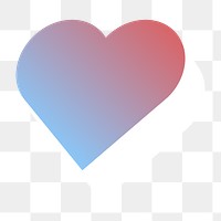 Heart png, transparent background