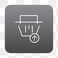 PNG online shopping icon transparent background