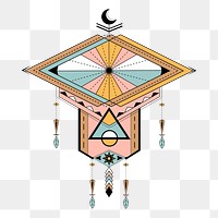 Dream catcher png illustration, transparent background