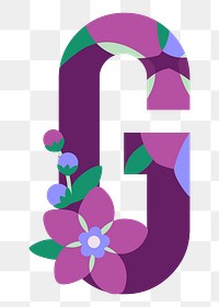 G alphabet png illustration, transparent background