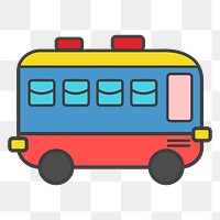 Transportation png illustration, transparent background