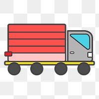 Transportation png illustration, transparent background