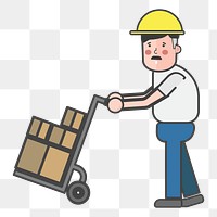 Logistics png illustration, transparent background