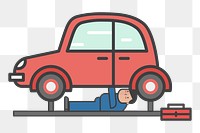 Car service png illustration, transparent background