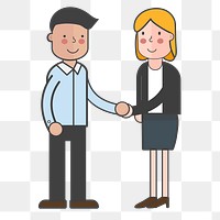 Handshake png illustration, transparent background