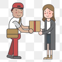 Logistics png illustration, transparent background