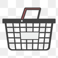 PNG online shopping icon illustration sticker, transparent background