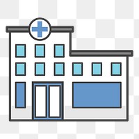 Hospital png illustration, transparent background
