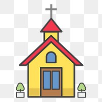 Church png illustration, transparent background