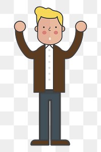 Man png illustration, transparent background