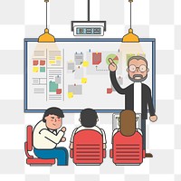 Meeting png illustration, transparent background