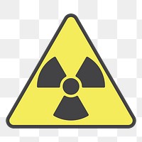 PNG Hazard icon illustration sticker, transparent background
