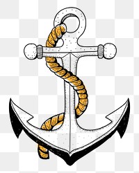 Anchor png illustration, transparent background