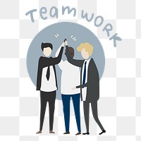 Business people png illustration, transparent background