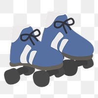 Roller skate png illustration, transparent background