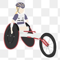 Parasports png illustration, transparent background