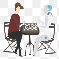 Robot png illustration, transparent background